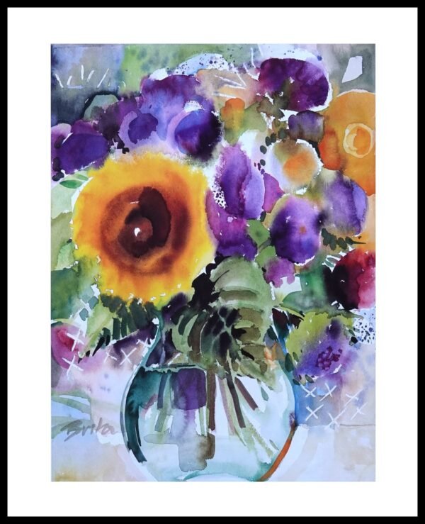 EC BS604 Graphic Flowers VI